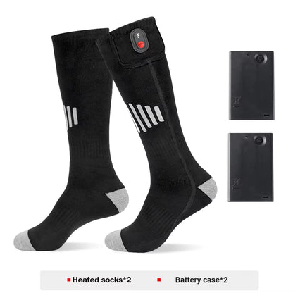 Stay Warm and Active with Our Rechargeable Winter Electric Heating Socks - Perfect for Skiing, Camping, and Outdoor Adventures!