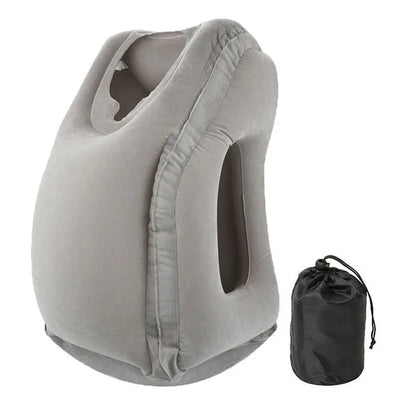 Ultimate Comfort on the Go: PVC Inflatable Air Travel Pillow for Neck Support and Relaxation