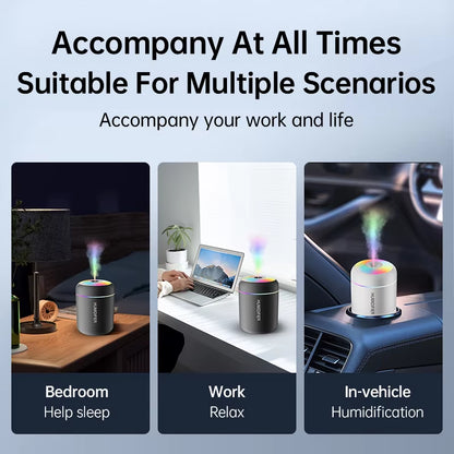 Revitalize Your Space with the 180ML Mini USB Aroma Diffuser - Essential Oil Purifier & Humidifier for Home, Car, and Bedroom