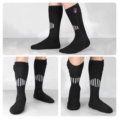 Stay Warm and Active with Our Rechargeable Winter Electric Heating Socks - Perfect for Skiing, Camping, and Outdoor Adventures!