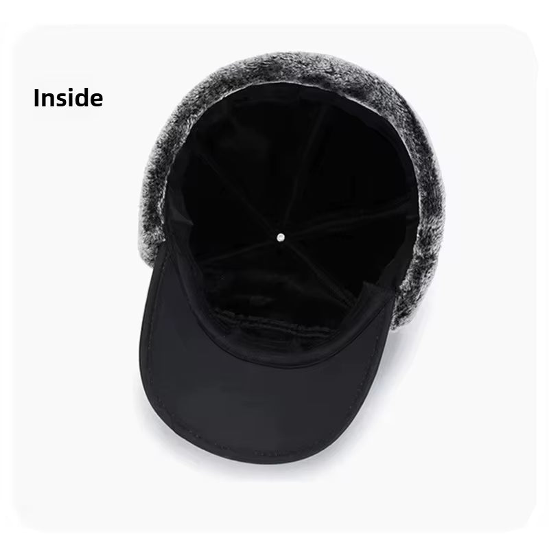 Stay Warm This Winter with Our Thickened Artificial Fur Baseball Hat for Men and Women - Perfect for Cycling, Skiing, and Outdoor Adventures!