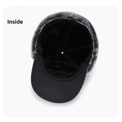 Stay Warm This Winter with Our Thickened Artificial Fur Baseball Hat for Men and Women - Perfect for Cycling, Skiing, and Outdoor Adventures!