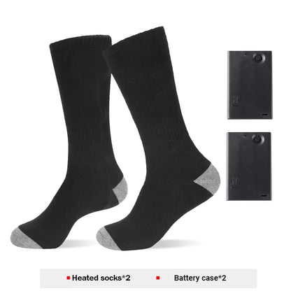 Stay Warm and Active with Our Rechargeable Winter Electric Heating Socks - Perfect for Skiing, Camping, and Outdoor Adventures!