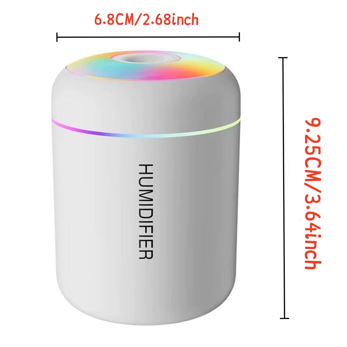Revitalize Your Space with the 180ML Mini USB Aroma Diffuser - Essential Oil Purifier & Humidifier for Home, Car, and Bedroom